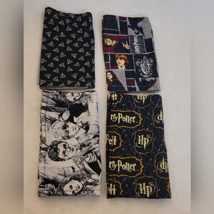 Harry Potter Baby Burp Cloths 4 Pc Set